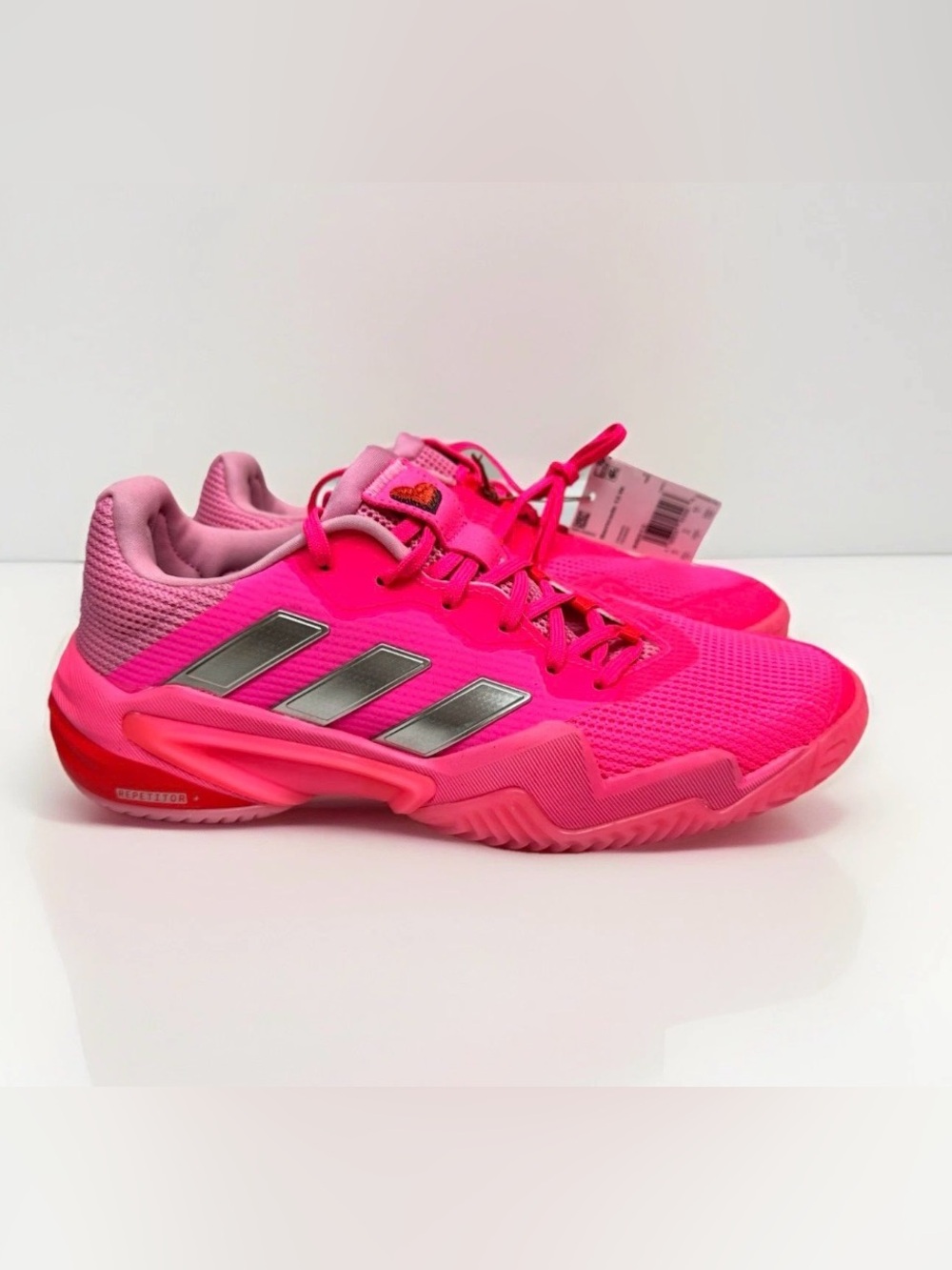 adidas Barricade 13 Clay Tennis  Womens Pink Athletic Sneaker IH0513 Size US 9.5